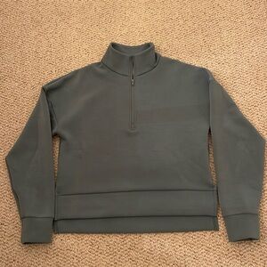 Calia 1/4 zip long sleeve green medium